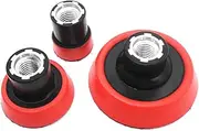 Mellisso 1/2/3 Inch Plate Backing Pad Sanding Polishing Pad Holder for Car Wash Care Sponge Pad Backer Disc M14 Easy Install