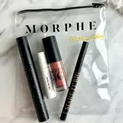 NEW Morphe Makeup SET Make It BIG Mascara Eyeliner Primer Lip Plumping Gloss Bag