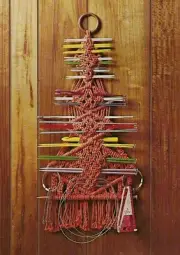 Vintage Macrame Knitting Needle Holder - Craft Pattern #NB1 Knotty but Nice Book