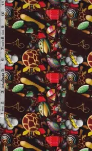 Wonka the Movie Packed Treats by Camelot Fabrics bty