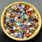 Mixed Stone Crystal Chips Small Colorful Gemstone Polished Stones-100g Bulk Lot