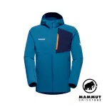 【MAMMUT 長毛象】MADRIS LIGHT ML HOODED JACKET MEN 防風刷毛連帽外套 深冰藍 男款 #1014-03841