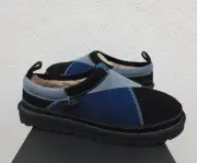 UGG BLACK MULTI TASMAN REIMAGINED SUEDE/ WOOL SLIPPERS, MEN US 12/ EUR 45 ~NIB