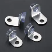 12Pcs Shelf Brackets S/L 2 Size Shelf Plate Holder Clamp Bracket W Suction Cups