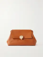[Chloé] Chloé - + Net Sustain Penelope Leather Clutch - Brown - One size One size Brown