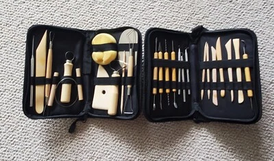 26 Pcs Pottery Sculpture Tools Clay Sculpting Carving Modeling Ceramics Kit New