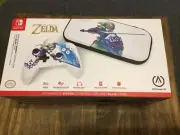 PowerA Legend of Zelda Enhanced Wired Controller & Slim Case Nintendo Switch