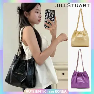 吉麗絲朵 Jill STUART NEWYORK [Coco Chain] 黑色抽繩鏈條單肩包 S _ 3色