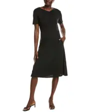 Theory Interlock Wool-Blend Dress