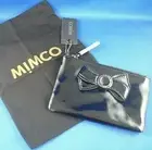 NEW Australian Design MIMCO 3D Bow Pouch Black SMALL Fashion CLUTCH PURSE WALLET