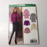 New Look 6852 Size 8-18 Misses' Jackets Coats