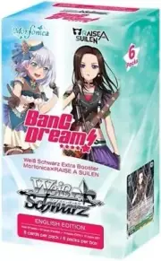 Weiss Schwarz: Poppin’Party x Morforica Box Extra Booster [6 Packs] NEW SEALED