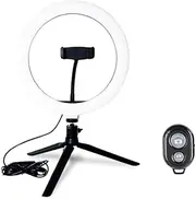 Ring Light Studio P Video Dimmable Lamp Tripod Stand Selfie Camera Phone White 2