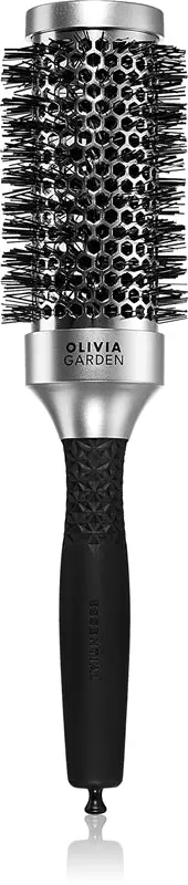 Olivia Garden Essential Blowout Classic Silver - 45 mm hair styling brush
