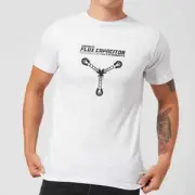 Back To The Future Powered By Flux Capacitor T-Shirt - White