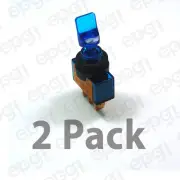 SPST (ON/OFF) ILLUMINATED TOGGLE SWITCH "BLUE" 20AMPS - 12VDC #66-2036-2PK