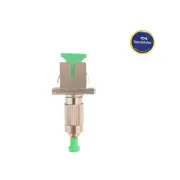 Fibre Optic FC APC male - SC APC female Adapter for Telstra, NBN & Optus