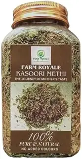 Farm Royale Kasuri Methi/kasoori fenugreek leaves - 50gm/and Color-Free Handpicked Leaves