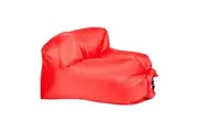 Milano Decor Inflatable Air Lounger | Beach Camping | Festival | Outdoor Lazy Lounge Chair | Red