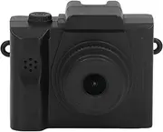 Compact Camera, 1080P HD Wide Angle Lens Retro Filter Effects Digital Video Recorder 0.96 Inch Screen with Lanyard and Keychain, Real Time Monitoring for Outdoor Sport Cycling (128GB)