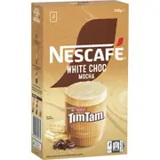 Nescafe Tim Tam White Chocolate Mocha Coffee 8 Pack