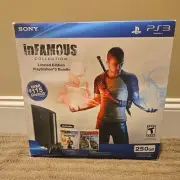 Sony PS3 Super Slim 250 GB Infamous Uncharted Bundle BRAND NEW SEALED READ