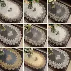 Oval Shape Dining Table Runner European Tablecloth Retro Tea Table Cover Home