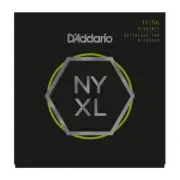 D'Addario NYXL1156 Nickel Wound Electric Guitar Strings; gauges 11-56 D-Tuning