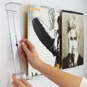 AlbumMount™ Record Album Frame - Adjustable Wall Mount or Shelf Stand Display