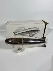 Blimp Zeppelin Silver Plated MCM Cocktail Shaker Remarkable New