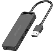 SHU-Store Fit for USB Hub 3.0 Multi USB Splitter 4 USB Port 3.0 2.0 Fit for Lenovo Xiaomi MacBook Pro PC Hub USB 3 0 (Color : 6 Iin 1 USB2.0 HUB)