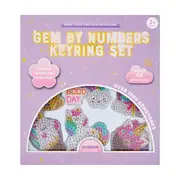 Make Your Own Gem Keychains: Gem by Numbers Keyring Set