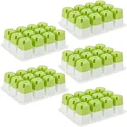 Silicone Reusable Seedling Starter Trays | Houseplant Growing Trays,Set of 5 Silicone Houseplant Propagator Pots for Flower Fruit, Gardening Planting Tool