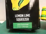Zulay Metal 2-In-1 Lemon Lime Squeezer - Hand Juicer Lemon Squeezer