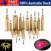 Cartridge Bore Sight Sighter Boresight Tactical Brass Red For Laser Scope Rifle~