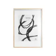 Unigift Downton MDF/Perspex Matt A1 Picture/Photo Frame Wall Hang Display NATRL