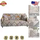 Stretchy Elastic Sofa Cover for 4 Cushion Sofas – Bonus Pillowcase Included
