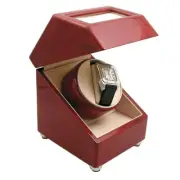 Single Automatic Wooden Rotating Watch Winder Storage Three Programmed Presets