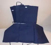 5 NEW!! Restaurant Waiter Waitress Flea Mkt. 2-Pocket Waist Aprons –Navy Blue