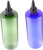 FOMIYES 4pcs Pointed Hair Dye Bottle Foam Pump Nozzle Container with Lid Oil Applicator Bottle Applicator Bottle Tinted Bottles Hair Coloring Bottle Hair Dyeing Container Monomer Bottle