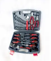 49pc Home DIY Tool Set: Shifter, Spanners, Screwdriver, Pliers, Hex Key, Bits