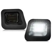 Full LED License Plate Light Tag Lamp Assembly Smoke Lens Compatible with Dod...