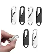 6 PCS Zipper Pull Replacements, Zipper Repair Kit Zipper Slider Pull Tab