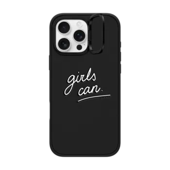 iPhone 16 Pro Max Impact Ring Stand Case MagSafe Compatible Girls Can Clear by Martina Martian