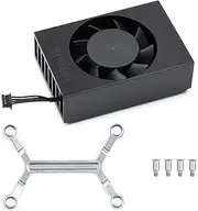 Waveshare Official Cooling Fan Compatible with Jetson Orin NX and Jetson Orin Nano, Speed-Adjustable, with Elastic Bracket and Height-Limited Screws