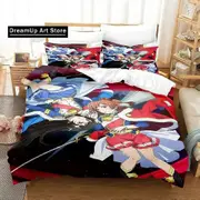 a4017 Bed Sheets Anime Shoujo Kageki Revue Starlight Bedding Set Duvet Cover Bed Set Quilt Cover Pillowcase Comforter Boys Adult3-Piece Bedding Set