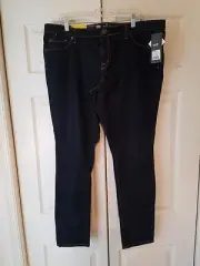 Mossimo Ladies Size 16R Skinny Mid Rise Modern Fit Jeans (New)