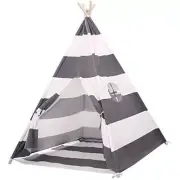 scriptract Kids & Pets 6ft Teepee Tent Playhouse 100% Natural Cotton Canvas