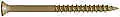 Deck Screws GuardDog No. 10 S X 1-5/8" L Phillips/Square Bugle Head Gold