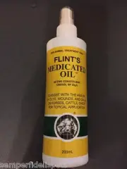 IAH Flints Medicated Oil for Horses, Cattle, Dogs 200ml